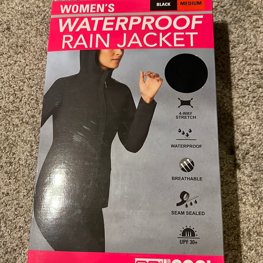 New womens waterproof rain jacket